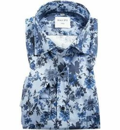 Rabatt 🛒 Haupt Hemd 7052027255/40701 Regular Fit, Baumwolle, Blau gemustert, Blau ⌛