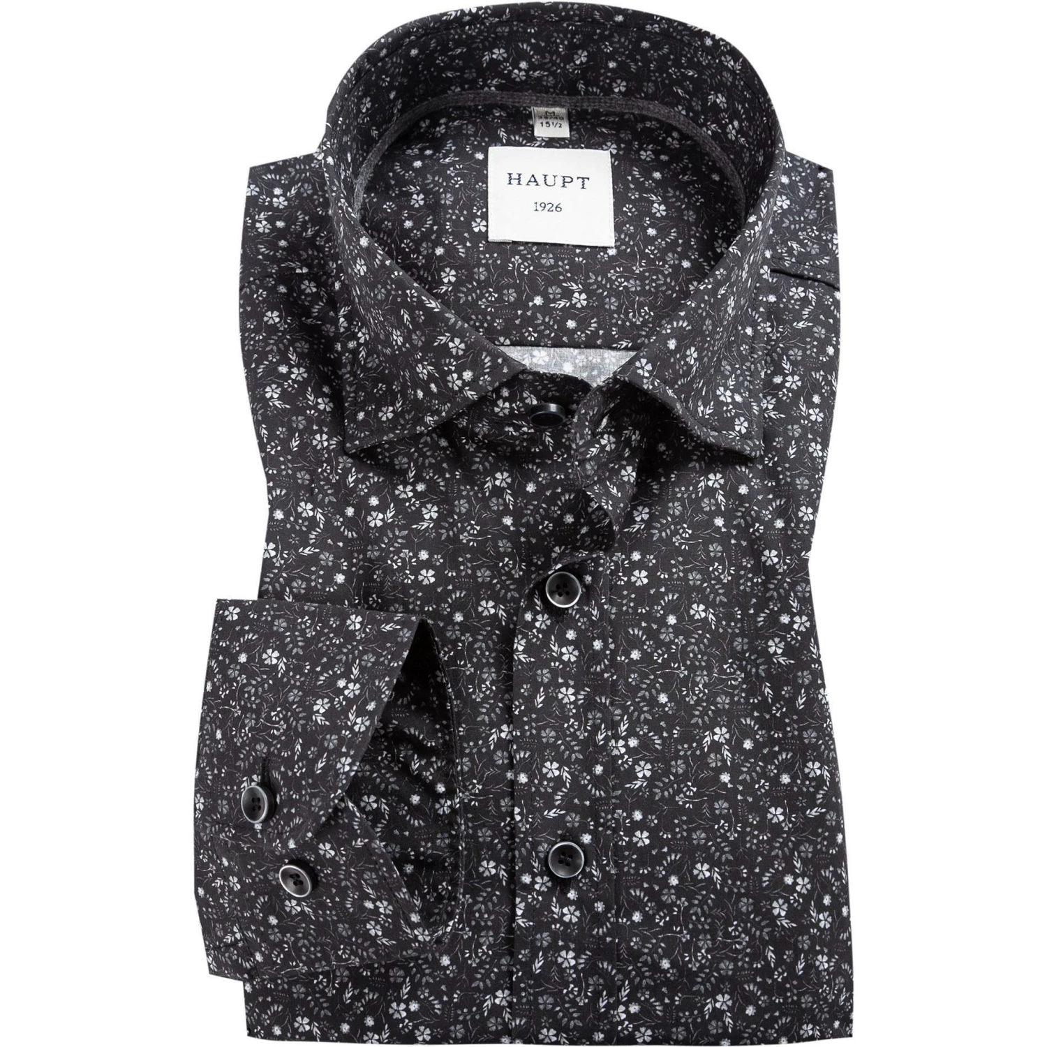 Angebote 💯 Haupt Hemd 70520217253/60906 Modern Fit, Baumwolle, Schwarz gemustert, Schwarz ⌛ 1 Angebote 💯 Haupt Hemd 70520217253/60906 Modern Fit, Baumwolle, Schwarz gemustert, Schwarz ⌛