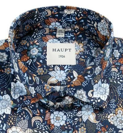 Neu 🎁 Haupt Hemd 70520217293/40706 Modern Fit, Baumwolle, Blau gemustert, Blau 🛒 3 Neu 🎁 Haupt Hemd 70520217293/40706 Modern Fit, Baumwolle, Blau gemustert, Blau 🛒 – Bild 3