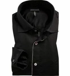 Bestpreis 🧨 EMPORIO ARMANI Hemd 6H1CP5/1NXRZ/0999 Regular Fit, Twill, Schwarz 🌟