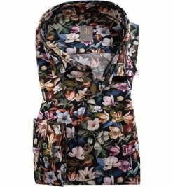 Coupon 🌟 Jacques Britt Hemd Como 765340/16 Slim Fit, Baumwolle, Multicolour gemustert, Multicolor 🧨