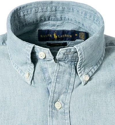 Aktion ✔️ Polo Ralph Lauren Hemd 710792042/001 👖 Jeanshemd, Custom Fit, Baumwolle, Hellblau, Blau 🧨 2 Aktion ✔️ Polo Ralph Lauren Hemd 710792042/001 👖 Jeanshemd, Custom Fit, Baumwolle, Hellblau, Blau 🧨 – Bild 2