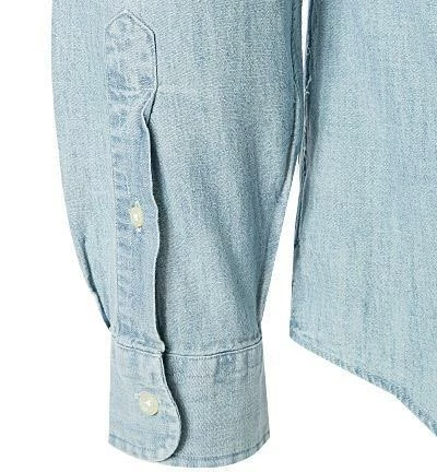 Aktion ✔️ Polo Ralph Lauren Hemd 710792042/001 👖 Jeanshemd, Custom Fit, Baumwolle, Hellblau, Blau 🧨 3 Aktion ✔️ Polo Ralph Lauren Hemd 710792042/001 👖 Jeanshemd, Custom Fit, Baumwolle, Hellblau, Blau 🧨 – Bild 3