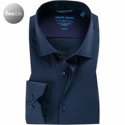 Coupon 🎁 Pierre Cardin Hemd 01603/000/25801/9031 Slim Fit, Popeline, Dunkelblau 😉