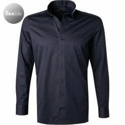 Top 10 ❤️ OLYMP Luxor Modern Fit 1202/64/18 Hemd, Jersey geruchshemmend, Marineblau , Marine 🛒