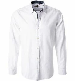 Aktion 🌟 Lucky de Luca Hemd Nyro 05100/1 Oxford, Weiß 😉