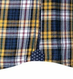 Bestpreis 🛒 Lucky de Luca Hemd Nyro 05111/1 Twill, Navy-gelb kariert, Navy-weiß-indigo 👍 -Hemden Verkaufsgeschäft 358198 norm3