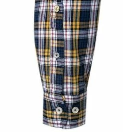 Bestpreis 🛒 Lucky de Luca Hemd Nyro 05111/1 Twill, Navy-gelb kariert, Navy-weiß-indigo 👍 -Hemden Verkaufsgeschäft 358198 norm4