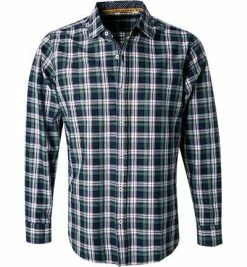 Angebote 🛒 Lucky de Luca Hemd Nyro 05111/2 Twill, Grün kariert, Grün-weiß-indigo 😍