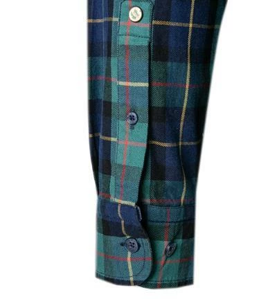 Großhandel 😉 Lucky de Luca Hemd Nyro 05112/2 Twill, Grün kariert, Grün-indigo ✨ 4 Großhandel 😉 Lucky de Luca Hemd Nyro 05112/2 Twill, Grün kariert, Grün-indigo ✨ – Bild 4