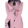 Am billigsten 🔔 OLYMP Level Five Body Fit 2158/74/30 Hemd, Baumwolle, Rosa gemustert, Rosé 🛒