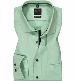 Top 10 👏 OLYMP Luxor Modern Fit 69EL 1262/79/45 Hemd, Baumwolle, Extra langer Arm, Grün gemustert, Grün 🎁