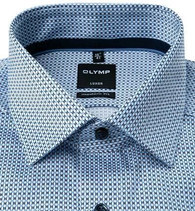 Billig 🛒 OLYMP Luxor Modern Fit 69EL 1381/79/11 Hemd, Baumwolle, Extra langer Arm, Blau gemustert, Bleu 💯 2 Billig 🛒 OLYMP Luxor Modern Fit 69EL 1381/79/11 Hemd, Baumwolle, Extra langer Arm, Blau gemustert, Bleu 💯 – Bild 2