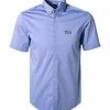 Blitzangebot ❤️ BOSS Hemd Biadia 50443687/422 Kurzarmhemd, Regular Fit, Baumwolle, Hellblau, Mittelblau 🌟