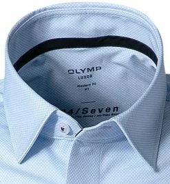 Brandneu 💯 OLYMP Luxor Modern Fit 1252/74/11 Hemd, Jersey geruchshemmend, Hellblau gemustert, Bleu ❤️ -Hemden Verkaufsgeschäft 359531 norm2