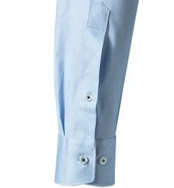 Brandneu 💯 OLYMP Luxor Modern Fit 1252/74/11 Hemd, Jersey geruchshemmend, Hellblau gemustert, Bleu ❤️ -Hemden Verkaufsgeschäft 359531 norm3