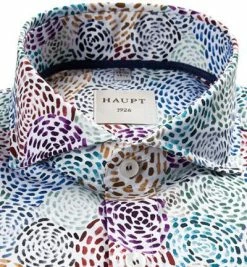 Auslauf 🥰 Haupt Hemd 70520517232/40109 Modern Fit, Baumwolle, Multicolour gemustert, Multicolor 🔔 -Hemden Verkaufsgeschäft 359633 norm2