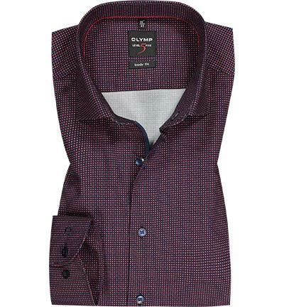 Blitzangebot 🧨 OLYMP Level Five Body Fit 69EL 2104/79/35 Hemd, Baumwolle, Extra langer Arm, Navy-rot gemustert, Rot 👍 2 Blitzangebot 🧨 OLYMP Level Five Body Fit 69EL 2104/79/35 Hemd, Baumwolle, Extra langer Arm, Navy-rot gemustert, Rot 👍 – Bild 2