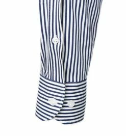 Budget 🔔 OLYMP Level Five Body Fit 2056/74/18 Hemd, Jersey geruchshemmend, Marineblau-weiß gestreift, Marine 🎉 -Hemden Verkaufsgeschäft 359791 norm3