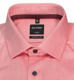 Coupon 👏 OLYMP Luxor Modern Fit 69EL 1262/79/35 Hemd, Baumwolle, Extra langer Arm, Rot gemustert, Rot 🧨 -Hemden Verkaufsgeschäft 359809 norm2