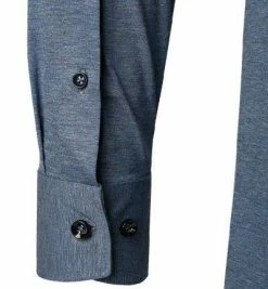 Besorgen 😀 OLYMP Luxor Modern Fit 1202/64/13 Hemd, Jersey geruchshemmend, Rauchblau meliert, Rauchblau 🧨 -Hemden Verkaufsgeschäft 360138 norm3