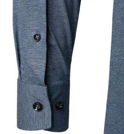 Brandneu 👏 OLYMP No. Six Super Slim 2503/74/13 Hemd, Super Slim Fit, Jersey geruchshemmend, Rauchblau meliert, Rauchblau ✔️ 4 Brandneu 👏 OLYMP No. Six Super Slim 2503/74/13 Hemd, Super Slim Fit, Jersey geruchshemmend, Rauchblau meliert, Rauchblau ✔️ – Bild 4