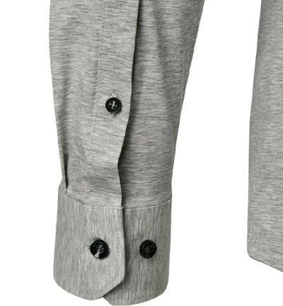 Auslauf 🎁 OLYMP No. Six Super Slim 2503/74/63 Hemd, Super Slim Fit, Jersey geruchshemmend, Grau meliert, Silbergrau ⌛ 4 Auslauf 🎁 OLYMP No. Six Super Slim 2503/74/63 Hemd, Super Slim Fit, Jersey geruchshemmend, Grau meliert, Silbergrau ⌛ – Bild 4