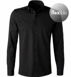 Beste Bewertungen von 🛒 OLYMP No. Six Super Slim 2503/74/68 Hemd, Super Slim Fit, Jersey geruchshemmend, Schwarz 🎁 -Hemden Verkaufsgeschäft 360144 norm
