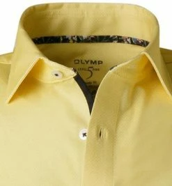 Großhandel 🤩 OLYMP Level Five Body Fit 2014/74/51 Hemd, Jersey geruchshemmend, Gelb meliert, Gelb 👏 -Hemden Verkaufsgeschäft 360146 norm2