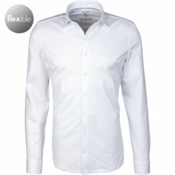 Besorgen 😉 OLYMP No. Six Super Slim 2503/74/00 Hemd, Super Slim Fit, Jersey geruchshemmend, Weiß ❤️