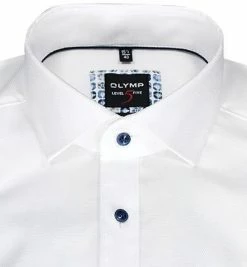 Blitzangebot ✔️ OLYMP Level Five Body Fit 2074/74/00 Hemd, Baumwoll-Stretch, Weiß ✨ -Hemden Verkaufsgeschäft 360170 norm2