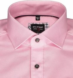 Schlussverkauf 😍 OLYMP Level Five Body Fit 2074/74/30 Hemd, Baumwoll-Stretch, Rosa, Rose 😉 -Hemden Verkaufsgeschäft 360171 norm2