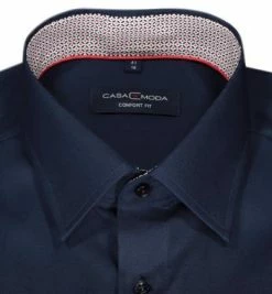 Brandneu ❤️ CasaModa Hemd 303425700/119 Comfort Fit, Baumwolle, Dunkelblau, Blau 🛒 -Hemden Verkaufsgeschäft 360572 norm2