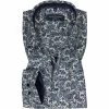 Rabatt 🔔 CasaModa Hemd 303523700/100 Modern Fit, Baumwolle, Blau-weiß gemustert, Blau 😉