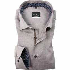 Blitzangebot 🔔 Venti Hemd 103522000/200 Modern Fit, Baumwolle, Braun meliert, Braun ⭐