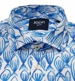 Blitzangebot 🤩 JOOP! Hemd Hanjo 30026350/430 Baumwolle, Capriblau-weiß gemustert, Blau 🔥 -Hemden Verkaufsgeschäft 361251 norm2