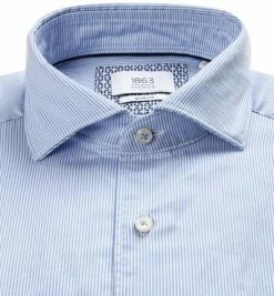 Blitzangebot 💯 ETERNA Hemd 2357/FS82/12 Slim Fit, Baumwolle CO2-Neutral, Blau-weiß gestreift, Hellblau 👍 -Hemden Verkaufsgeschäft 361460 norm2