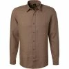 Billig ✨ BOSS Hemd Lukas 50448899/254 Regular Fit, Reines Leinen, Hellbraun 😀