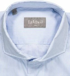 Brandneu ✨ fakts Hemd 9007/213 Slim Fit, Twill, Hellblau gestreift, Hellblau ⌛ -Hemden Verkaufsgeschäft 361872 norm2