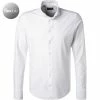 Neu 👍 fakts Hemd 6010/111 Slim Fit, Jersey geruchshemmend, Weiß 😉