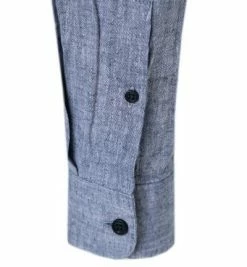 Bester Verkauf 🤩 Strellson Hemd Conell 30026189/401 Baumwolle-Leinen, Blau meliert, Dunkelblau 🌟 -Hemden Verkaufsgeschäft 361960 norm3