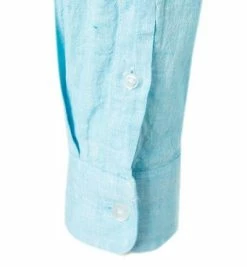 Budget 🤩 Strellson Hemd Conell 30026189/450 Baumwolle-Leinen, Hellblau meliert, Hellblau ✨ -Hemden Verkaufsgeschäft 361961 norm3