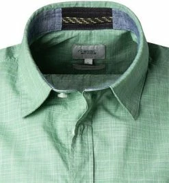 Am billigsten 😀 camel active Hemd 409231/5S22/34 Kurzarmhemd, Regular Fit, Baumwolle, Grün meliert, Grün ❤️ -Hemden Verkaufsgeschäft 361965 norm2