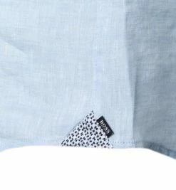 Neu ❤️ BOSS Hemd Luka 50448869/450 Kurzarmhemd, Regular Fit, Reines Leinen, Blau meliert, Blau 🧨 -Hemden Verkaufsgeschäft 362293 norm4