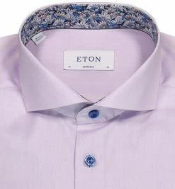 Billig ✔️ ETON Hemd 1000/02255/74 Super Slim Fit, Baumwolle, Violett ⌛ -Hemden Verkaufsgeschäft 362356 norm2