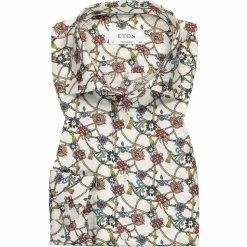 Schlussverkauf 💯 ETON Hemd 1000/02234/01 Contemporary Fit, Twill, Multicolor gemustert, Multicolor 🧨