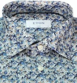 Billig 👍 ETON Hemd 1000/02278/25 Classic Fit, Baumwolle, Blau gemustert, Blau 😍 -Hemden Verkaufsgeschäft 362802 norm2