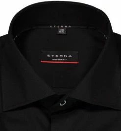 Coupon 🤩 ETERNA Hemd 3377/X18K/39 Modern Fit, Mikrofaser atmungsaktiv, Schwarz ✔️ -Hemden Verkaufsgeschäft 362857 norm2