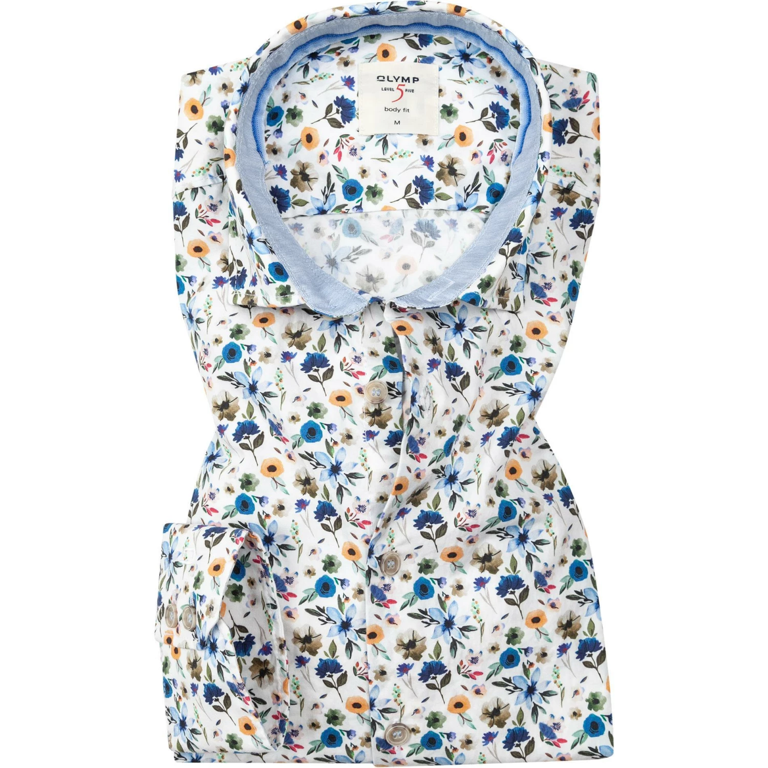 Aktion ⌛ OLYMP Casual Level Five Body Fit 3022/74/00 Hemd, Baumwolle, Multicolor, Weiß 🥰 1 Aktion ⌛ OLYMP Casual Level Five Body Fit 3022/74/00 Hemd, Baumwolle, Multicolor, Weiß 🥰