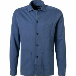 Besorgen 🌟 ETON Hemd 1000/02399/24 Overshirt, Baumwolle, 👖 Jeansblau 😀